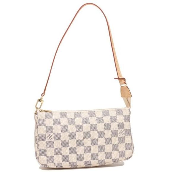 Louis Vuitton Damier Azur Pochette Accessories Shoulder Bag - Picture 1 of 7